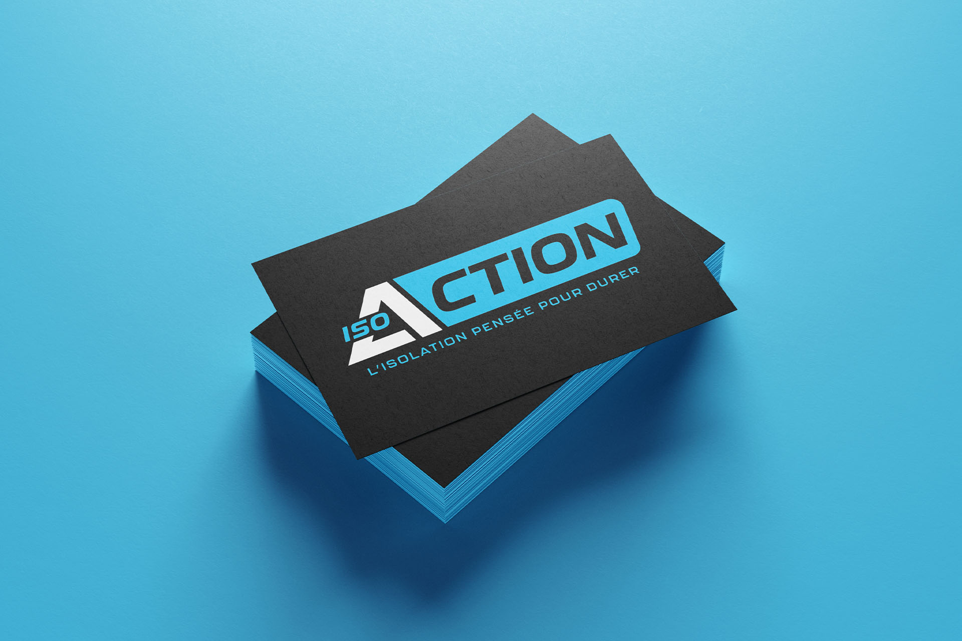 Carte d’affaires ISO Action Salaberry-de-Valleyfield design graphique professionnel